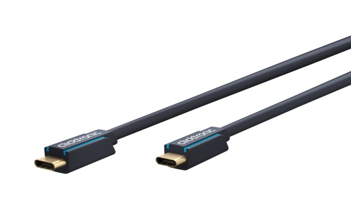 ClickTronic USB-C™ 3.2 Gen 1-kabel Premiumkabel | USB-C™-kontakt USB-C™-kontakt | 1,0 m | 5 Gbit/s in de groep COMPUTERS & RANDAPPARATUUR / Computerkabels / USB / USB-C bij TP E-commerce Nordic AB (C42677)