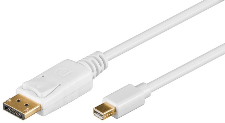 Goobay Mini DisplayPort™-adapterkabel, verguld Mini-DisplayPort-stekker > DisplayPort™-connector, 1 m in de groep COMPUTERS & RANDAPPARATUUR / Computerkabels / DisplayPort / Kabels bij TP E-commerce Nordic AB (C42796)