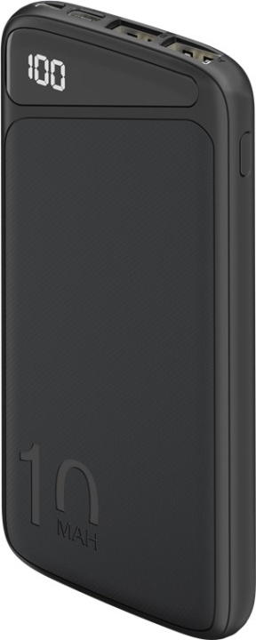 Goobay Powerbank Slimline 10.000 mAh Krachtige 10.000 mAh met een statusweergave in de groep SMARTPHONE & TABLETS / Opladers & Kabels / Powerbanks bij TP E-commerce Nordic AB (C42870)