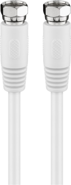 Goobay SAT-antennekabel (80 dB), dubbel afgeschermd F-stekker > F-stekker (volledig afgeschermd), 0.3 m in de groep HOME ELECTRONICS / Kabels & Adapters / Antennekabels & Accessoires / Antennekabels bij TP E-commerce Nordic AB (C43015)