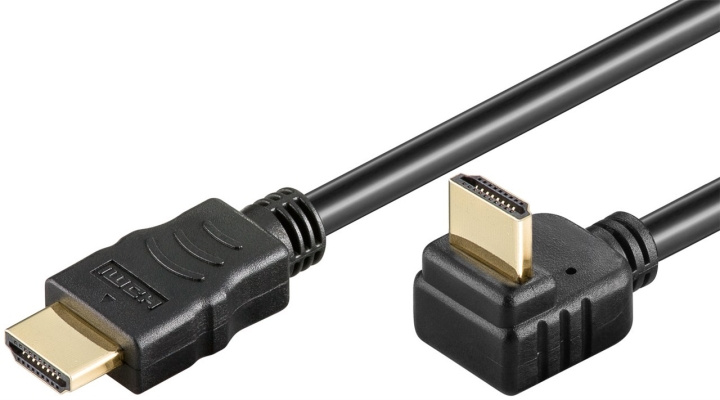 Goobay High Speed HDMI™-kabel 270° met Ethernet HDMI ™-connector (Type A) > HDMI™-stekker (type A), 0.5 m in de groep HOME ELECTRONICS / Kabels & Adapters / HDMI / Kabels bij TP E-commerce Nordic AB (C43074)