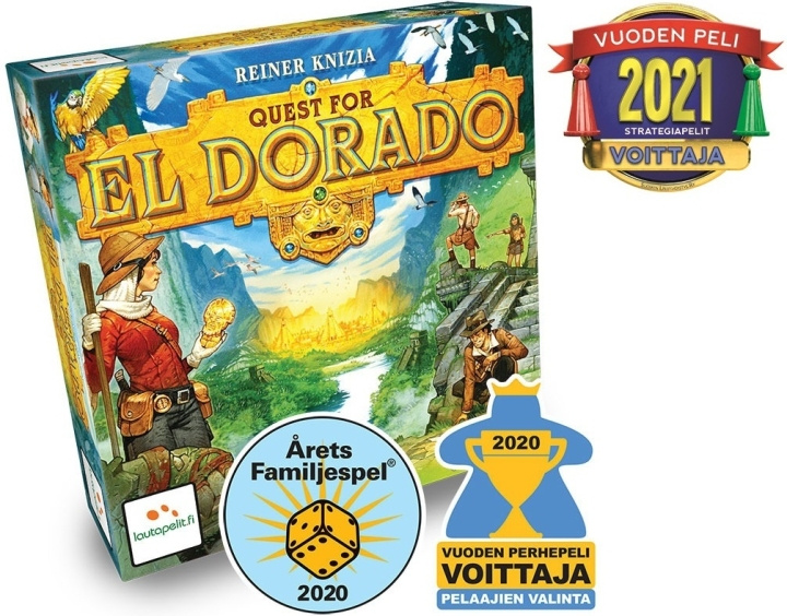 Quest for Eldorado strategispel in de groep SPEELGOED, KINDER- & BABYPRODUCTEN / Speelgoed / Bordspellen / Familiespellen bij TP E-commerce Nordic AB (C43846)