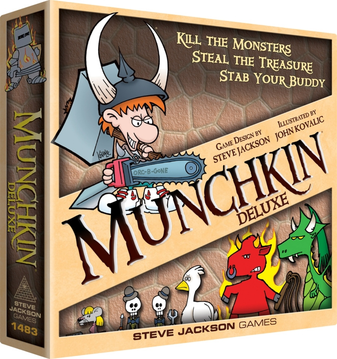 Munchkin Deluxe Strategispel (ENG) in de groep SPEELGOED, KINDER- & BABYPRODUCTEN / Speelgoed / Bordspellen / Familiespellen bij TP E-commerce Nordic AB (C43850)