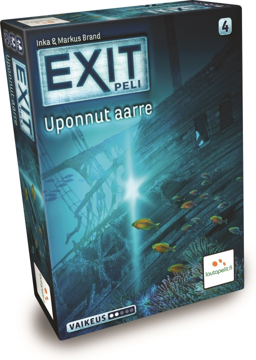 EXIT: Sunken treasure escape room-spel in de groep SPEELGOED, KINDER- & BABYPRODUCTEN / Speelgoed / Bordspellen / Familiespellen bij TP E-commerce Nordic AB (C43858)