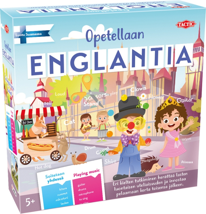 Tactic Learning English brädspel in de groep SPEELGOED, KINDER- & BABYPRODUCTEN / Spelletje / Bordspellen bij TP E-commerce Nordic AB (C43872)