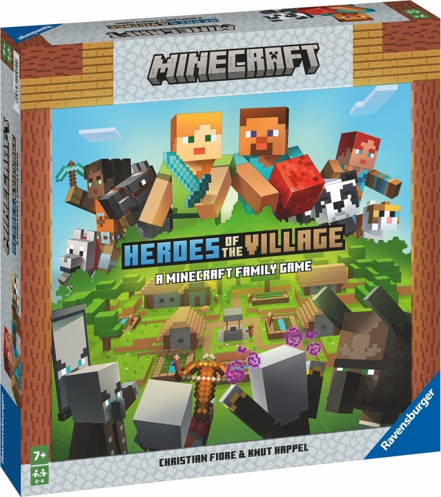 Minecraft Heroes - Save The Village brädspel in de groep SPEELGOED, KINDER- & BABYPRODUCTEN / Spelletje / Bordspellen bij TP E-commerce Nordic AB (C43880)