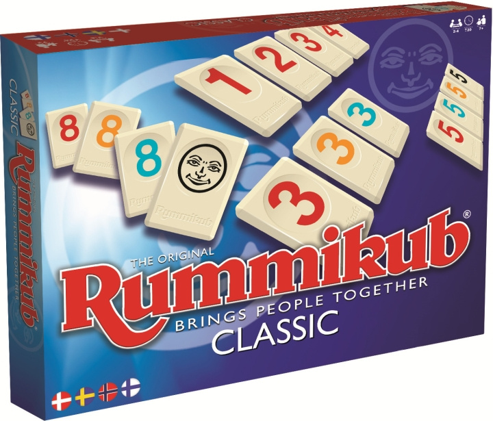 Rummikub Classic brädspel in de groep SPEELGOED, KINDER- & BABYPRODUCTEN / Speelgoed / Bordspellen / Familiespellen bij TP E-commerce Nordic AB (C43885)