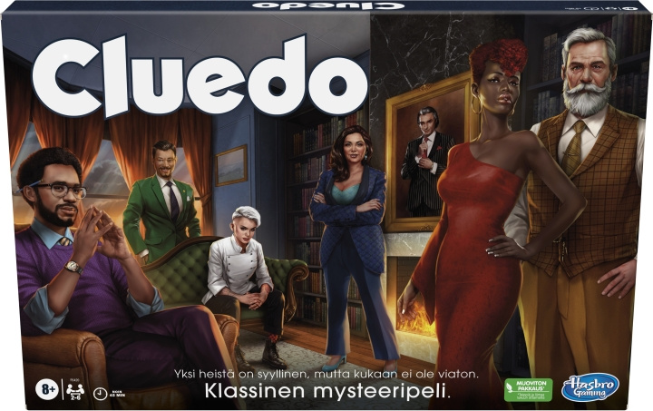 Hasbro Cluedo Classic brädspel, på finska in de groep SPEELGOED, KINDER- & BABYPRODUCTEN / Speelgoed / Bordspellen / Familiespellen bij TP E-commerce Nordic AB (C43892)
