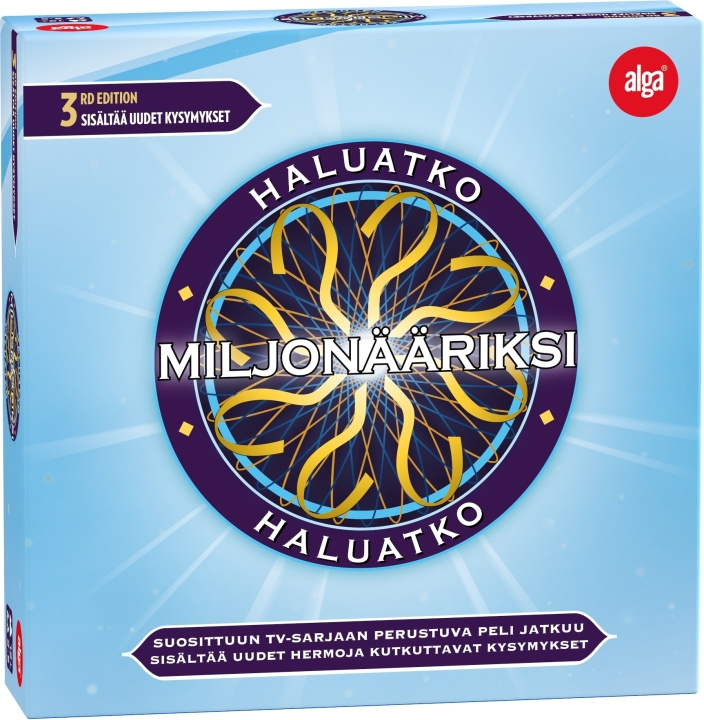 Alga Want to be a Millionaire 3rd Edition brädspel in de groep SPEELGOED, KINDER- & BABYPRODUCTEN / Speelgoed / Bordspellen / Familiespellen bij TP E-commerce Nordic AB (C43897)