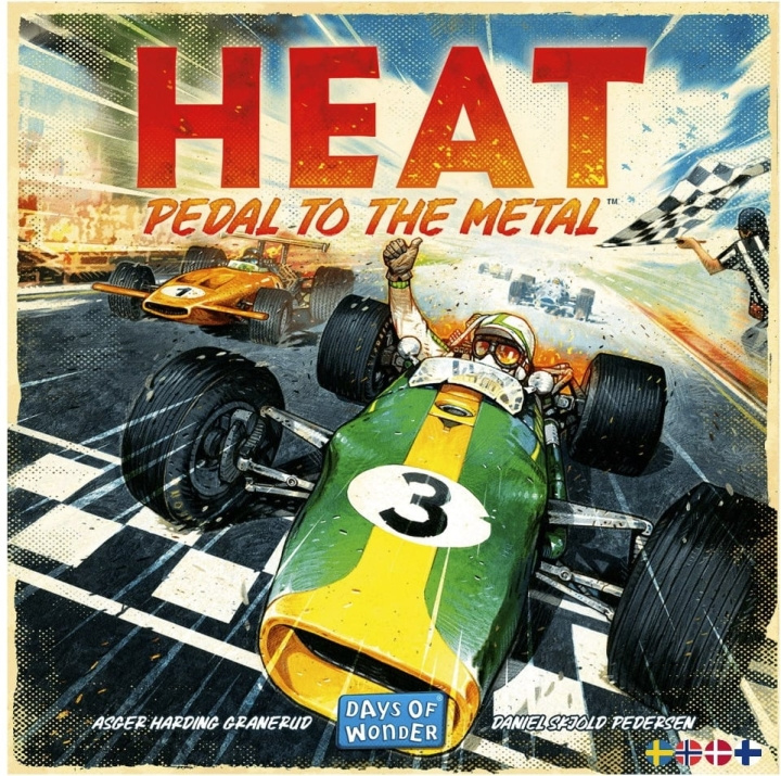 Days of Wonder Heat Pedal to the Metal Nordic brädspel in de groep SPEELGOED, KINDER- & BABYPRODUCTEN / Spelletje / Bordspellen bij TP E-commerce Nordic AB (C43901)