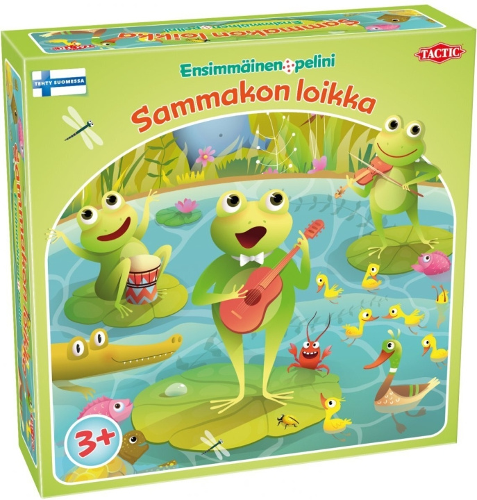 Taktik Mitt första brädspel: Frog\'s Leap - brädspel in de groep SPEELGOED, KINDER- & BABYPRODUCTEN / Speelgoed / Bordspellen / Kinderspellen bij TP E-commerce Nordic AB (C43904)