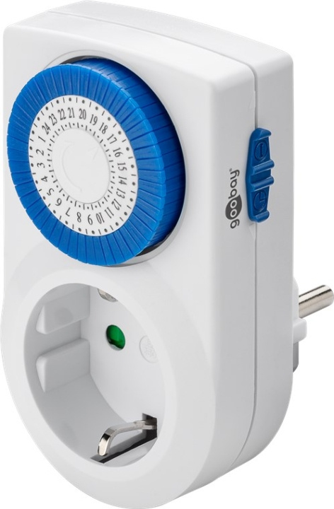 Goobay Analog timer lättmanövrerad mekanisk timer för eluttaget in de groep HUISHOUDEN & TUIN / Elektriciteit & Verlichting / Timers bij TP E-commerce Nordic AB (C44073)