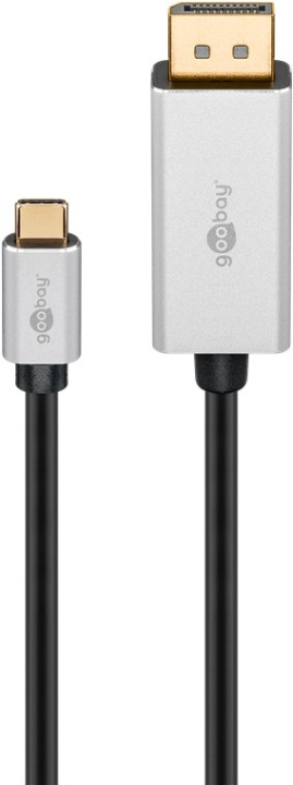 Goobay USB-C™ till DisplayPort™-adapterkabel, 2 m USB-C™-kontakt > DisplayPort™-kontakt in de groep COMPUTERS & RANDAPPARATUUR / Computerkabels / DisplayPort / Kabels bij TP E-commerce Nordic AB (C44090)