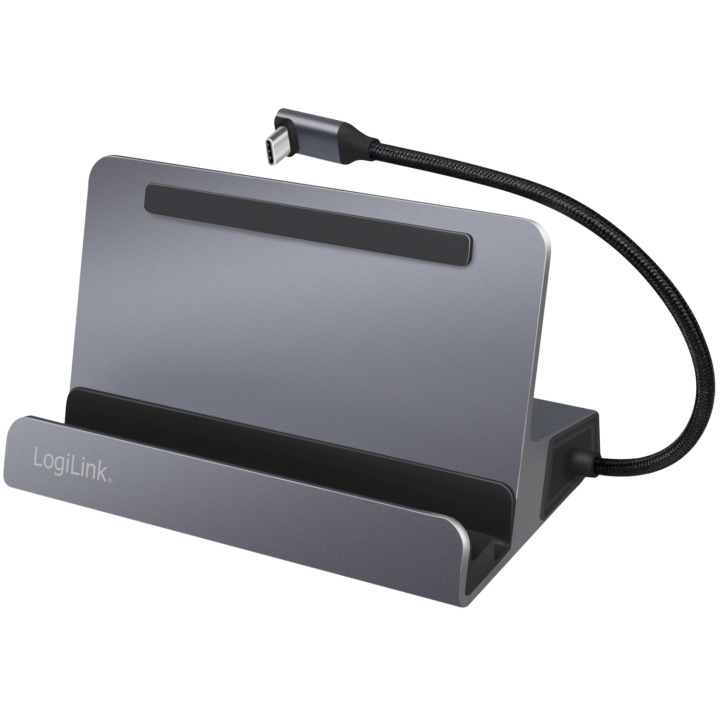 LogiLink USB-C-dockningsstation 6-i-1 iPad/Steam Deck m.m in de groep COMPUTERS & RANDAPPARATUUR / Laptops & accessoires / Docking station bij TP E-commerce Nordic AB (C44273)