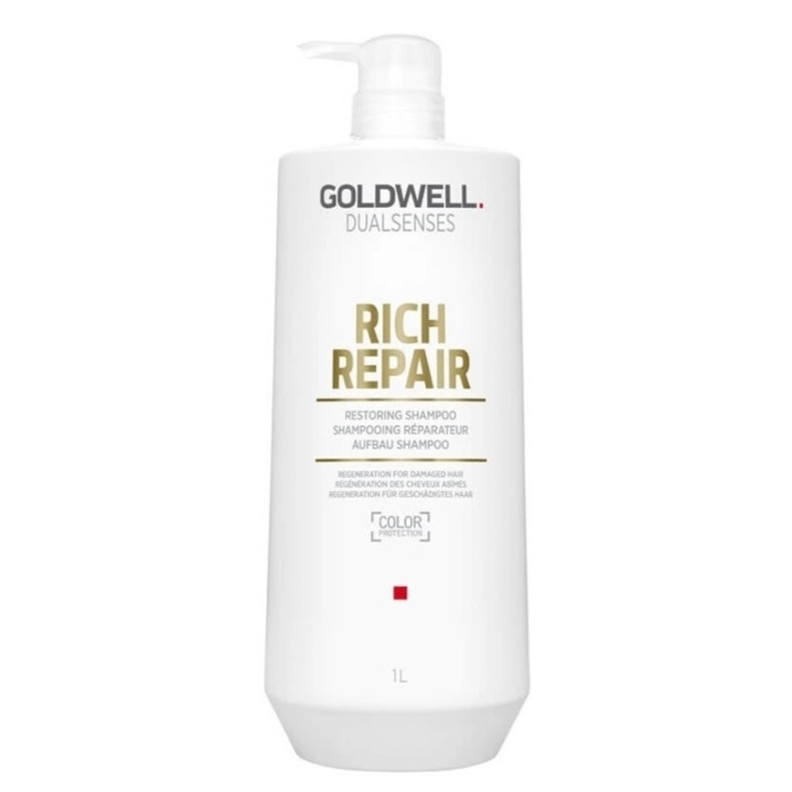 Goldwell Dualsenses Rich Repair Restoring Shampoo 1000ml in de groep BEAUTY & HEALTH / Haar & Styling / Haarverzorging / Shampoo bij TP E-commerce Nordic AB (C44345)