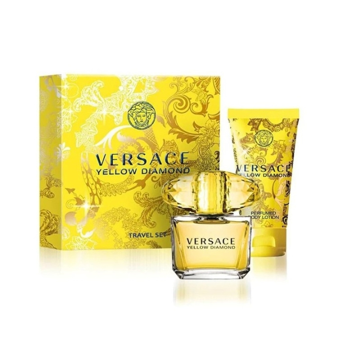 Versace Giftset Versace Yellow Diamond Edt 50ml + 100ml Bodylotion in de groep BEAUTY & HEALTH / Cadeausets / Cadeausets voor haar bij TP E-commerce Nordic AB (C44367)