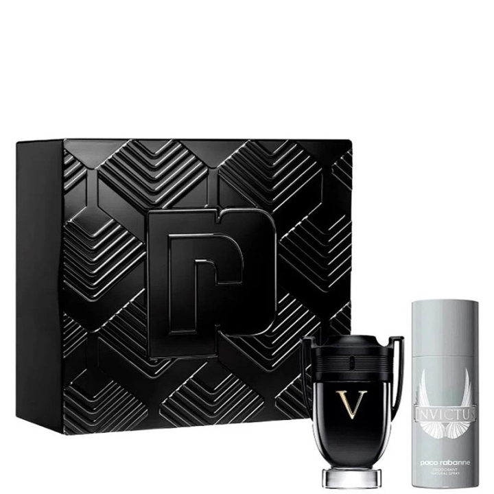 Paco Rabanne Giftset Paco Rabanne Invictus Victory Edp 100ml + 150ml Deospray in de groep BEAUTY & HEALTH / Cadeausets / Cadeausets voor hem bij TP E-commerce Nordic AB (C44378)