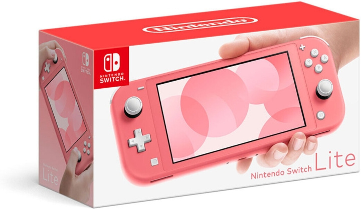 Nintendo Switch Lite spelkonsol, rosa in de groep HOME ELECTRONICS / Spelconsoles en accessoires / Nintendo Switch / Consoles bij TP E-commerce Nordic AB (C44469)