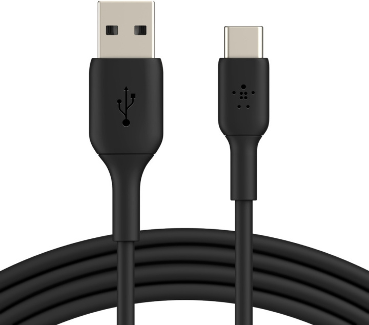 Belkin BOOST CHARGE™ USB-A - USB-C kaapeli, 1m, musta in de groep COMPUTERS & RANDAPPARATUUR / Computerkabels / USB / USB-C bij TP E-commerce Nordic AB (C44470)