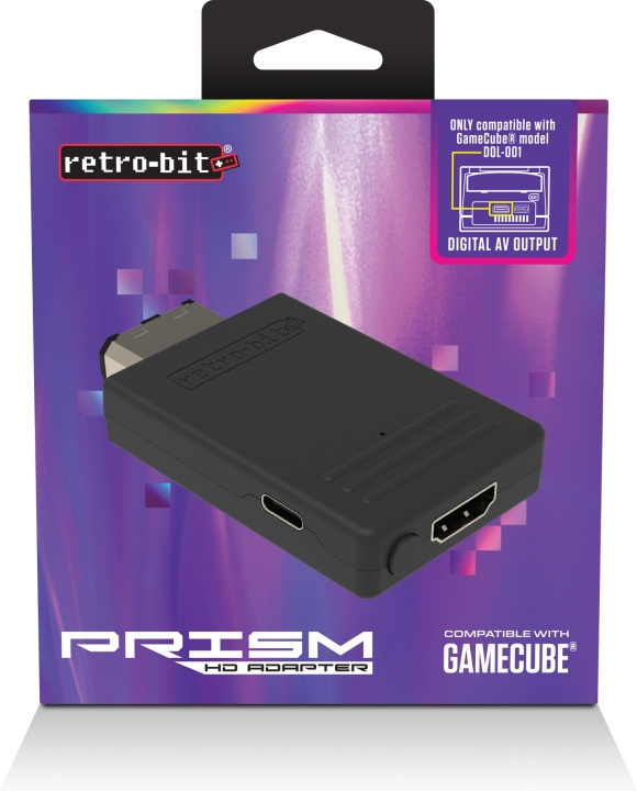 Retro-Bit Prism HD Adapter videoadapter, Nintendo Gamecube in de groep HOME ELECTRONICS / Spelconsoles en accessoires / Nintendo GameCube bij TP E-commerce Nordic AB (C44497)