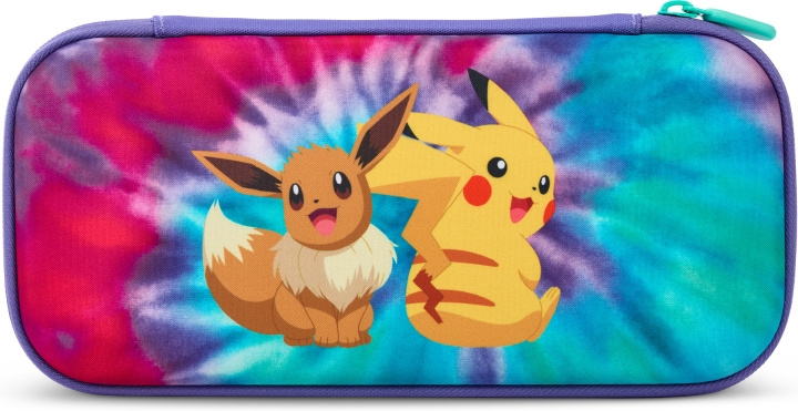 PowerA Slim Case Tie-Dye Pikachu & Eevee skyddsfodral, Nintendo Switch in de groep HOME ELECTRONICS / Spelconsoles en accessoires / Nintendo Switch / Accessoires bij TP E-commerce Nordic AB (C44558)