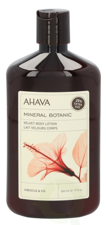 Ahava Mineral Botanic Body Lotion 500 ml Hibiscus & Fig / Velvet in de groep BEAUTY & HEALTH / Huidsverzorging / Lichaamsverzorging / Body lotion bij TP E-commerce Nordic AB (C44625)