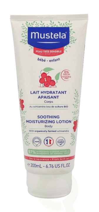 Mustela Bebe Soothing Moisturizing Body Lotion 200 ml in de groep BEAUTY & HEALTH / Huidsverzorging / Lichaamsverzorging / Body lotion bij TP E-commerce Nordic AB (C44744)