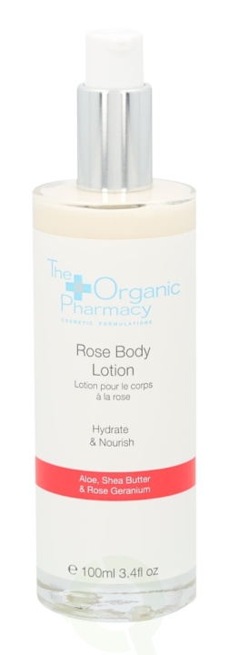 The Organic Pharmacy Rose Body Lotion 100 ml Aloe, Shea Butter & Rose Geranium in de groep BEAUTY & HEALTH / Huidsverzorging / Lichaamsverzorging / Body lotion bij TP E-commerce Nordic AB (C44747)