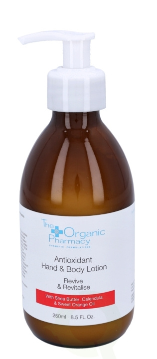The Organic Pharmacy Antioxidant Hand & Body Lotion 250 ml With Shea Butter, Canlendula & Sweet Orange Oil in de groep BEAUTY & HEALTH / Huidsverzorging / Lichaamsverzorging / Body lotion bij TP E-commerce Nordic AB (C44749)