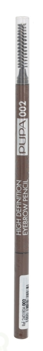 Pupa Milano Pupa High Definition Eyebrow Pencil 0.09 gr #002 Brown in de groep BEAUTY & HEALTH / Makeup / Ogen & Wenkbrauwen / Wenkbrauwpotloden bij TP E-commerce Nordic AB (C44753)