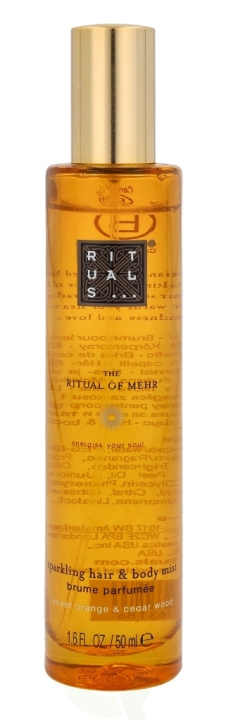 Rituals Mehr Sparkling Hair & Body Mist 50 ml Sweet Orange & Cedar Wood in de groep BEAUTY & HEALTH / Huidsverzorging / Lichaamsverzorging / Body mist bij TP E-commerce Nordic AB (C44775)