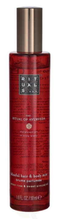 Rituals Ayurveda Hair & Body Mist 50 ml Indian Rose & Sweet Almond Oil in de groep BEAUTY & HEALTH / Huidsverzorging / Lichaamsverzorging / Body mist bij TP E-commerce Nordic AB (C44781)