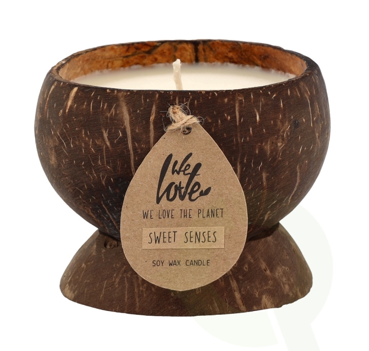 We Love The Planet Coconut Soywax Candle 200 gr Sweet Senses in de groep BEAUTY & HEALTH / Geuren & Parfum / Overige geuren / Geurkaarsen bij TP E-commerce Nordic AB (C44820)
