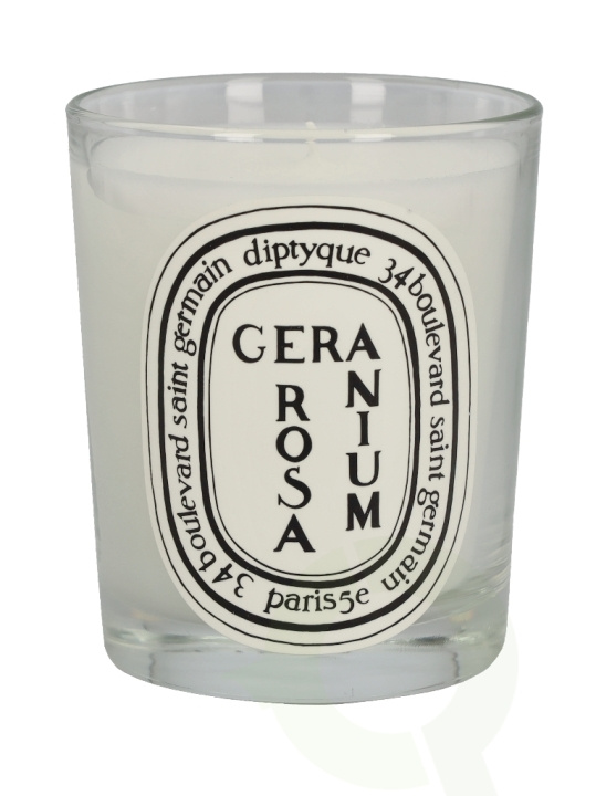 Diptyque Geranium Rosa Scented Candle 190 gr in de groep BEAUTY & HEALTH / Geuren & Parfum / Overige geuren / Geurkaarsen bij TP E-commerce Nordic AB (C44856)