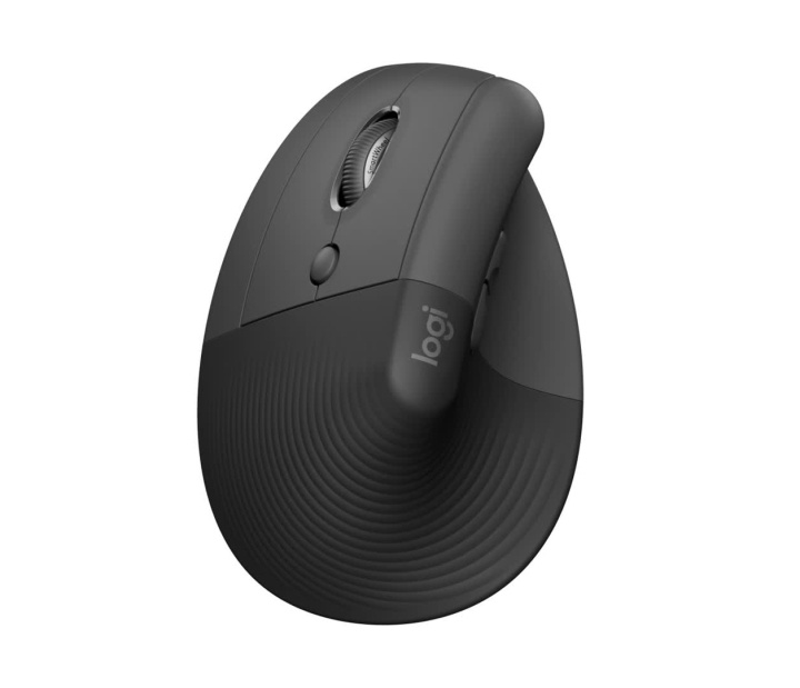 Logitech Lift Left Vertical Ergonomic Mouse, Graphite Black in de groep COMPUTERS & RANDAPPARATUUR / Muizen en toetsenborden / Muizen / Draadloos bij TP E-commerce Nordic AB (C44935)