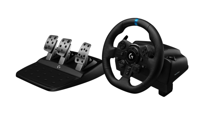 Logitech G923 TRUEFORCE Racing Wheel (PS5/PS4/PC) in de groep COMPUTERS & RANDAPPARATUUR / GAMING / Gaming accessoires bij TP E-commerce Nordic AB (C44943)