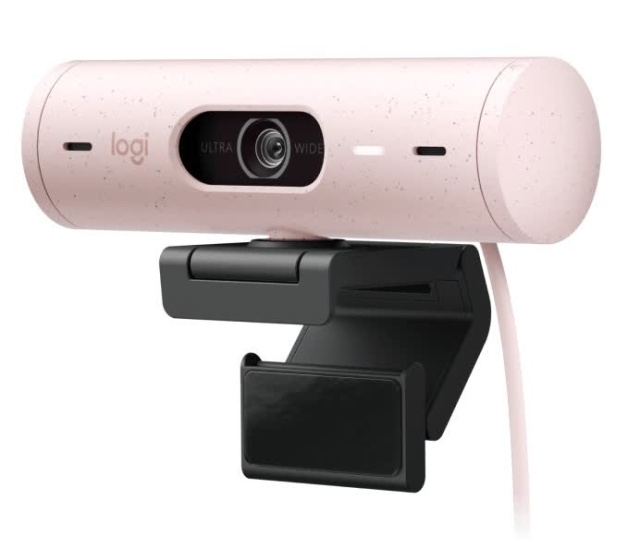 Logitech Brio 500, Rose in de groep COMPUTERS & RANDAPPARATUUR / Computeraccessoires / Webcamera\'s bij TP E-commerce Nordic AB (C44947)