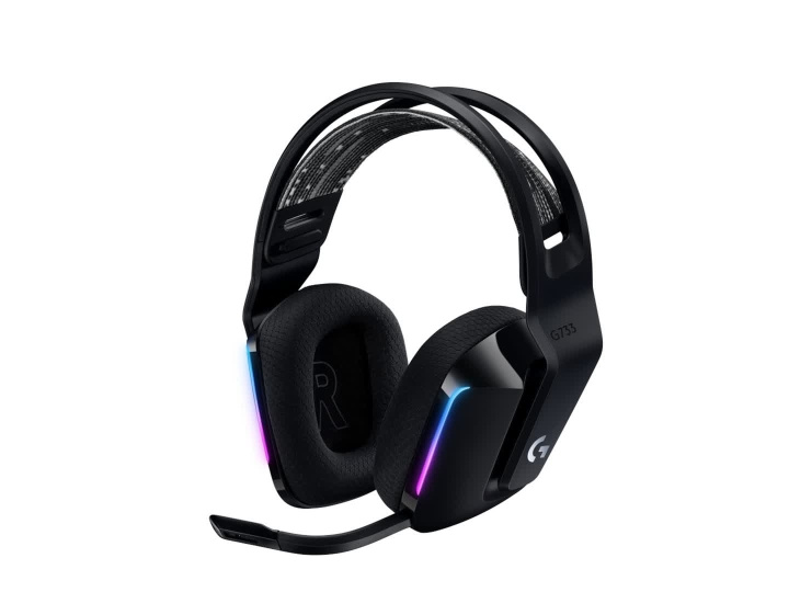 Logitech G733 LIGHTSPEED Wireless RGB Gaming Headset, Black in de groep COMPUTERS & RANDAPPARATUUR / GAMING / Koptelefoon bij TP E-commerce Nordic AB (C44956)