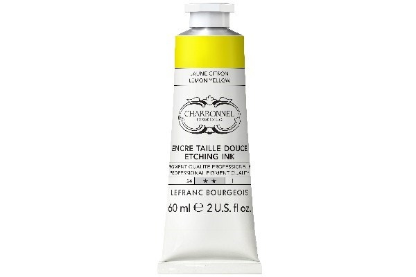 LB Charbonnel Charbo Ink 60Ml Lemon Yellow 169 in de groep SPORT, VRIJE TIJD & HOBBY / Hobby / Schilderen & tekenen / Kunstenaarkleuren / Printing inks bij TP E-commerce Nordic AB (C45085)