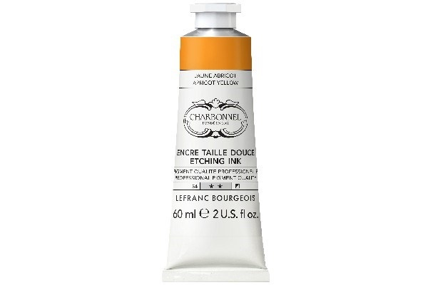 LB Charbonnel Charbo Ink 60Ml Apricot Yellow 213 in de groep SPORT, VRIJE TIJD & HOBBY / Hobby / Schilderen & tekenen / Kunstenaarkleuren / Printing inks bij TP E-commerce Nordic AB (C45089)