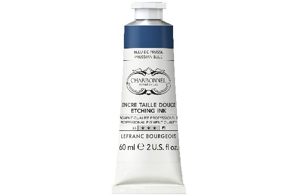 LB Charbonnel Charbo Ink 60Ml Prussian Blue 046 in de groep SPORT, VRIJE TIJD & HOBBY / Hobby / Schilderen & tekenen / Kunstenaarkleuren / Printing inks bij TP E-commerce Nordic AB (C45102)