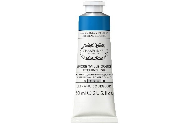 LB Charbonnel Charbo Ink 60Ml Cerulean Blue 065 in de groep SPORT, VRIJE TIJD & HOBBY / Hobby / Schilderen & tekenen / Kunstenaarkleuren / Printing inks bij TP E-commerce Nordic AB (C45105)