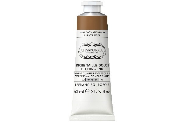 LB Charbonnel Charbo Ink 60Ml Burnt Umber 477 in de groep SPORT, VRIJE TIJD & HOBBY / Hobby / Schilderen & tekenen / Kunstenaarkleuren / Printing inks bij TP E-commerce Nordic AB (C45115)