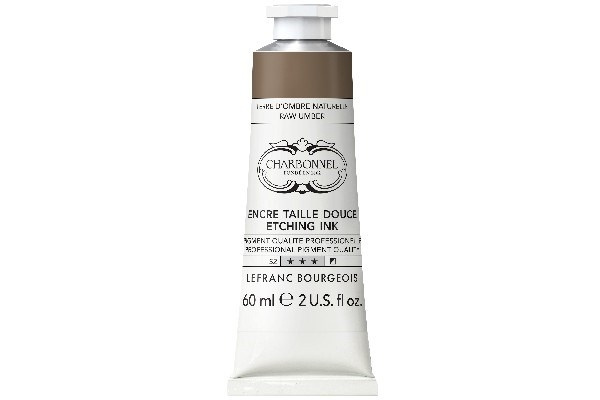 LB Charbonnel Charbo Ink 60Ml Raw Umber 478 in de groep SPORT, VRIJE TIJD & HOBBY / Hobby / Schilderen & tekenen / Kunstenaarkleuren / Printing inks bij TP E-commerce Nordic AB (C45122)