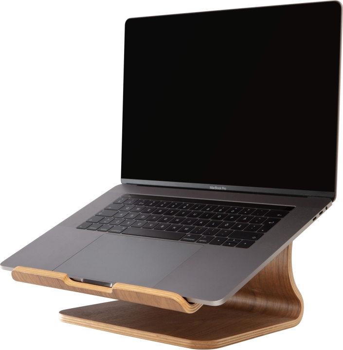 Lockhart & Fleming Gloucester -kannettavan tietokoneen jalusta, pähkinäpuu in de groep COMPUTERS & RANDAPPARATUUR / Laptops & accessoires / Laptopstandaard bij TP E-commerce Nordic AB (C45171)