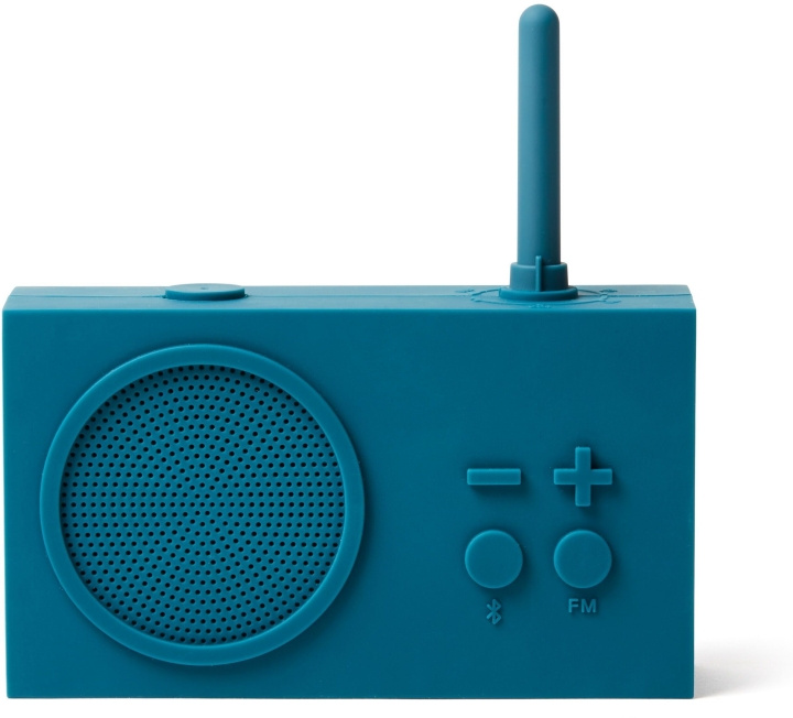 Lexon Tykho3 -FM-radio Bluetooth-yhteydellä, sininen in de groep HOME ELECTRONICS / Audio & Beeld / Thuisbioscoop, Hifi en Draagbaar / Radio & Wekkers / Draadloze audiozender bij TP E-commerce Nordic AB (C45192)