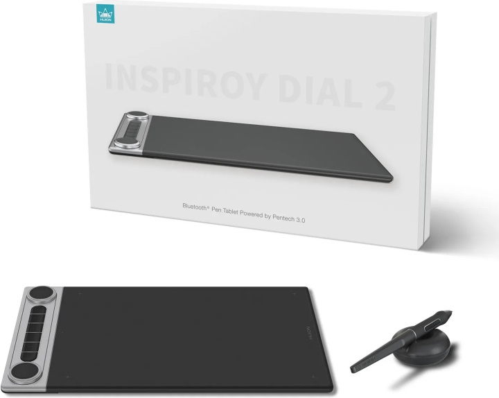 Huion Inspiroy Dial 2 Q630M -piirtopöytä in de groep COMPUTERS & RANDAPPARATUUR / Computeraccessoires / Overige bij TP E-commerce Nordic AB (C45328)