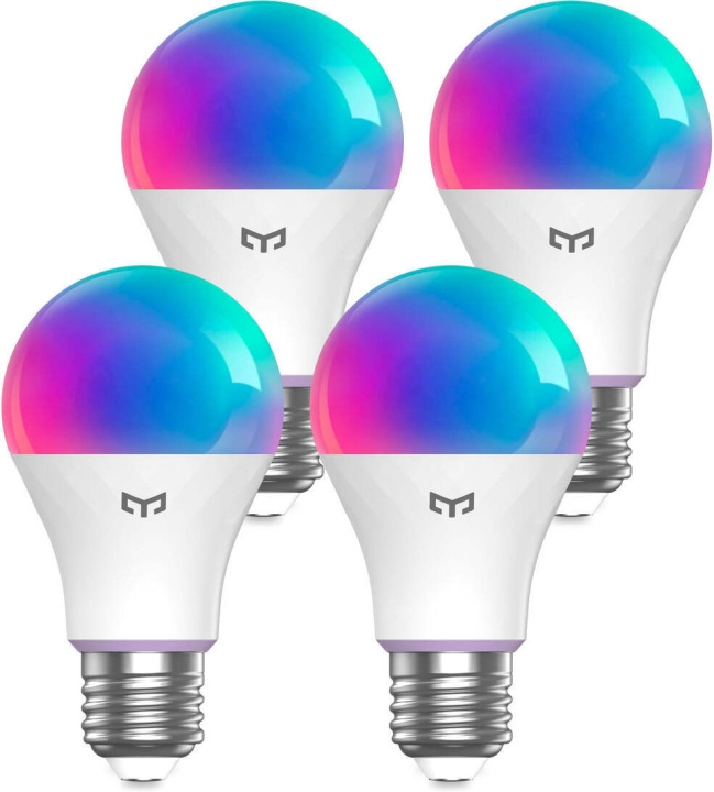 Yeelight LED Smart Bulb W4 Lite Flerfärgad smart lampa, E27, 4-pack in de groep HOME ELECTRONICS / Verlichting / LED-lampen bij TP E-commerce Nordic AB (C45386)