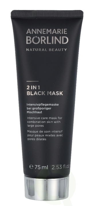 Annemarie Borlind 2 In 1 Black Mask 75 ml in de groep BEAUTY & HEALTH / Huidsverzorging / Gezicht / Maskers bij TP E-commerce Nordic AB (C45820)