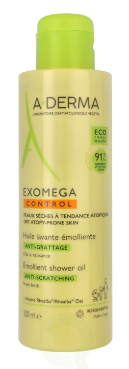 A-Derma Exomega Control Emollient Shower Oil 500 ml in de groep BEAUTY & HEALTH / Huidsverzorging / Lichaamsverzorging / Bad- en douchegels bij TP E-commerce Nordic AB (C45857)